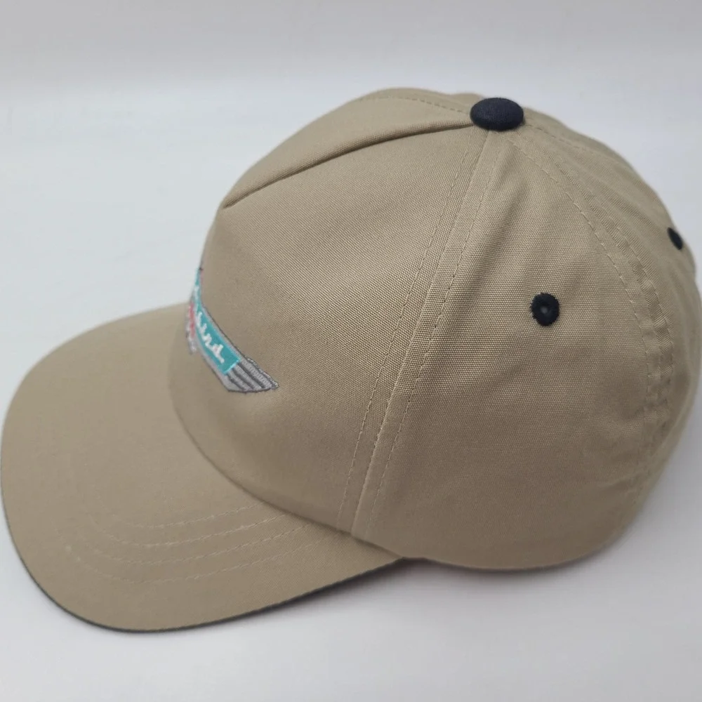 Vintage Ford Thunderbird Hat Snapback Yupoong Beige Blue Red Logo Casual Men
